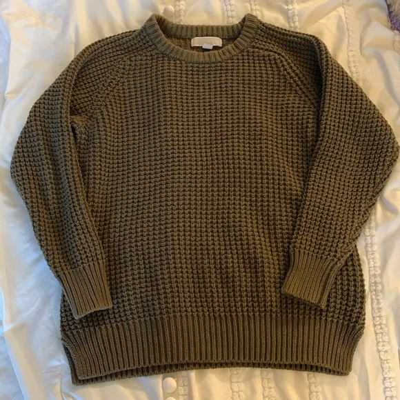 MICHAEL Michael Kors | Sweaters | Michael Kors Olive Green Sweater |  Poshmark